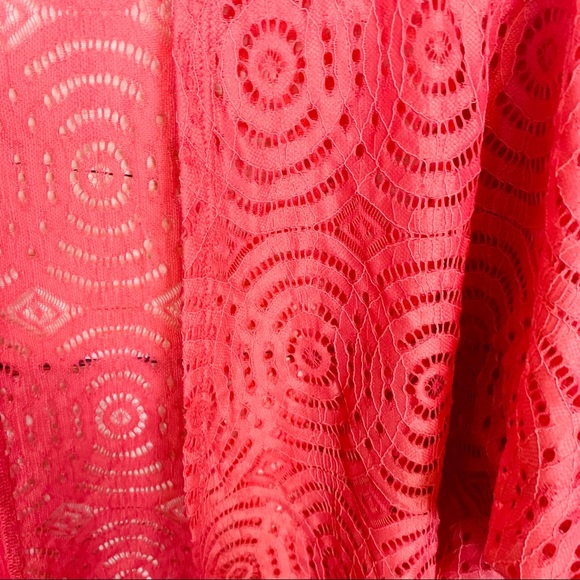 Lularoe pink lace kimono nwot - Picture 5 of 5
